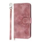 Xiaomi Redmi Note 15 Pro 4G Skin Feel Flowers Embossed Wallet Leather Pink-Θήκη Βιβλίο