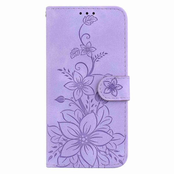Xiaomi Redmi Note 15 4G / 5G /Poco M8 5G Lily Embossed Leather Purple-Θήκη Βιβλίο