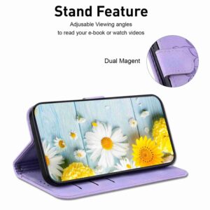 Xiaomi Redmi Note 15 4G / 5G /Poco M8 5G Lily Embossed Leather Purple-Θήκη Βιβλίο