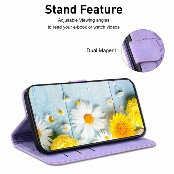 Xiaomi Redmi Note 15 4G / 5G /Poco M8 5G Lily Embossed Leather Purple-Θήκη Βιβλίο