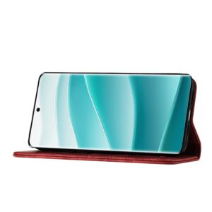 Xiaomi Redmi Note 15 4G / 5G Butterfly Cat Embossing Flip Leather Red-Θήκη Βιβλίο
