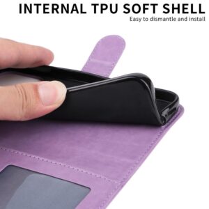 Xiaomi Redmi Note 15 Pro 4G Embossed Sunflower Leather Purple-Θήκη Βιβλίο