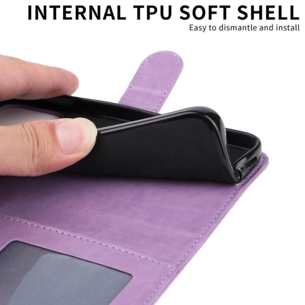 Xiaomi Redmi Note 15 Pro 4G Embossed Sunflower Leather Purple-Θήκη Βιβλίο