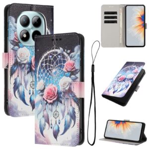 Xiaomi Redmi Note 15 Pro 4G Color Pattern Leather Flower Wind Chime Drawing-Θήκη Βιβλίο