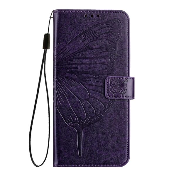 Xiaomi Redmi Note 15 Pro 5G Embossed Butterfly Leather Dark Purple-Θήκη Βιβλίο Xiaomi Redmi Note 15 Pro 5G Embossed Butterfly Leather Dark Purple-Θήκη Βιβλίο