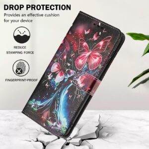 Xiaomi Redmi Note 15 5G / 4G Color Pattern Leather Butterfly Tree Drawing-Θήκη Βιβλίο