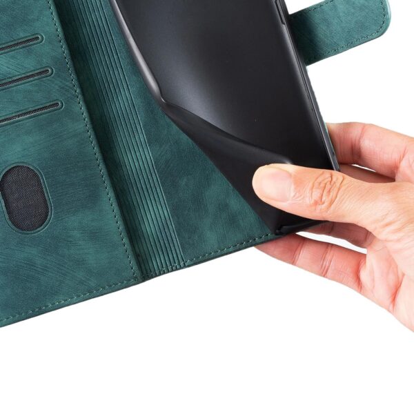 Xiaomi Redmi Note 15 4G / 5G Pen Heart Cat Embossed Leather Green-Θήκη Βιβλίο