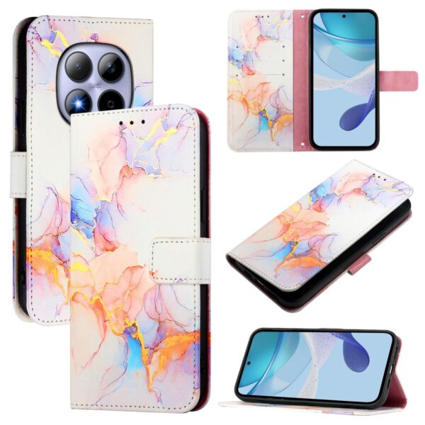 Xiaomi Redmi Note 15 Pro 5G PT003 Marble Pattern Flip Leather Galaxy Marble White-Θήκη Βιβλίο