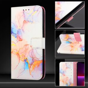 Xiaomi Redmi Note 15 Pro 5G PT003 Marble Pattern Flip Leather Galaxy Marble White-Θήκη Βιβλίο