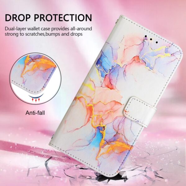 Xiaomi Redmi Note 15 Pro 5G PT003 Marble Pattern Flip Leather Galaxy Marble White-Θήκη Βιβλίο