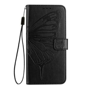 Xioami Redmi Note 15 Pro 5G Embossed Butterfly Leather Black -Θήκη Βιβλίο