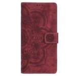Xiaomi Redmi Note 15 Pro+ 5G Mandala Embossed Retro Frosted Leather Red-Θήκη Βιβλίο