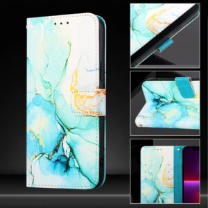 Xiaomi Redmi Note 15 Pro 5G PT003 Marble Pattern Flip Leather Green-Θήκη Βιβλίο