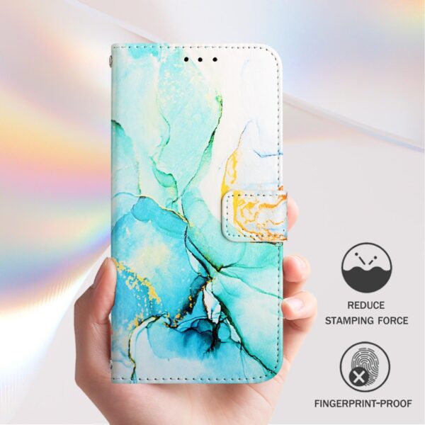 Xiaomi Redmi Note 15 Pro 5G PT003 Marble Pattern Flip Leather Green-Θήκη Βιβλίο