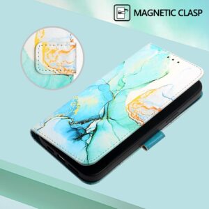 Xiaomi Redmi Note 15 Pro 5G PT003 Marble Pattern Flip Leather Green-Θήκη Βιβλίο