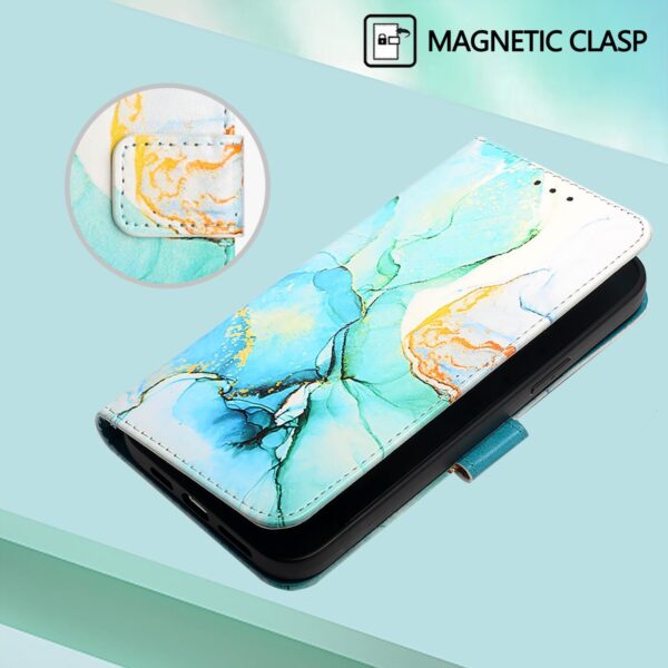 Xiaomi Redmi Note 15 Pro 5G PT003 Marble Pattern Flip Leather Green-Θήκη Βιβλίο