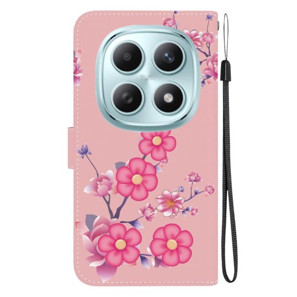 Xiaomi Redmi Note 15 4G / 5G/ Poco M8 5G Crystal Texture Colored Leather Cherry Blossoms Drawing-Θήκη Βιβλίο