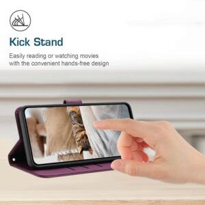 Xiaomi Redmi Note 15 Pro 5G Embossed Kitten Leather with Lanyard Wine Red-Θήκη Βιβλίο