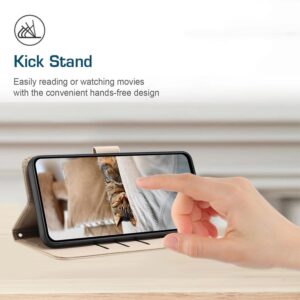 Xiaomi Redmi Note 15 Pro 5G Embossed Kitten Leather with Lanyard Beige-Θήκη Βιβλίο