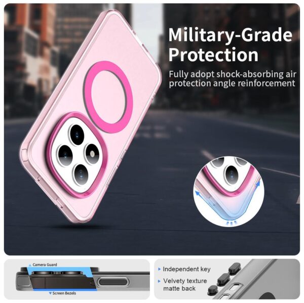 Xiaomi Redmi Note 15 Pro+ 5G Candy Hybrid Pink-Θήκη Σιλικόνης