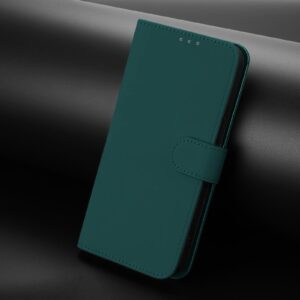 Xiaomi Redmi Note 15 Pro 5G Skin Feel Solid Color Leather with Lanyard Dark Green-Θήκη Βιβλίο