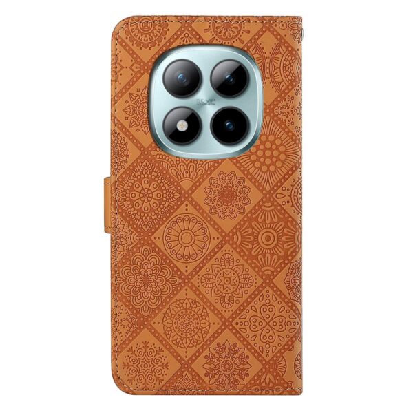 Xiaomi Redmi Note 15 Pro 5G Ethnic Style Embossed Pattern Leather Brown-Θήκη Βιβλίο