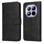 Xiaomi Redmi Note 15 Pro 4G Classic Calf Texture Flip Leather Black-Θήκη Βιβλίο