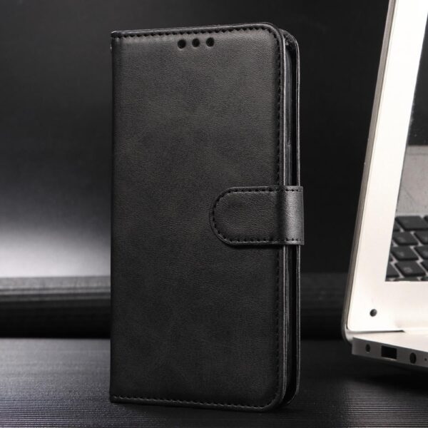 Xiaomi Redmi Note 15 Pro 4G Classic Calf Texture Flip Leather Black-Θήκη Βιβλίο