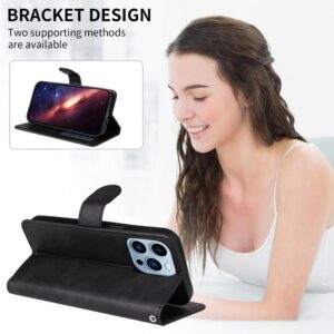 Xiaomi Redmi Note 15 Pro 4G Classic Calf Texture Flip Leather Black-Θήκη Βιβλίο