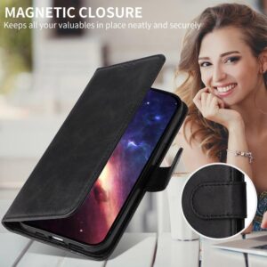 Xiaomi Redmi Note 15 Pro 4G Classic Calf Texture Flip Leather Black-Θήκη Βιβλίο