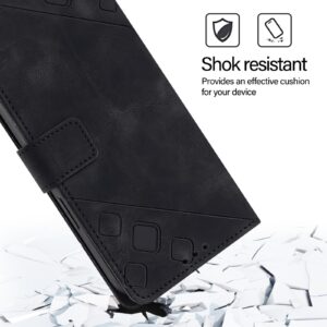Xiaomi Redmi Note 15 Pro+ 5G Skin-feel Embossed Leather Black-Θήκη Βιβλίο