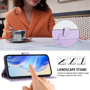 Xiaomi Redmi Note 15 Pro 5G Smile Embossing RFID Leather Light Purple-Θήκη Βιβλίο