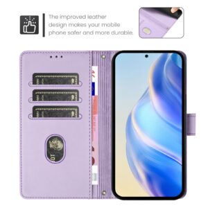 Xiaomi Redmi Note 15 4G / 5G Smile Embossing RFID Leather Light Purple-Θήκη Βιβλίο