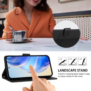 Xiaomi Redmi Note 15 4G / 5G Smile Embossing RFID Leather Black-Θήκη Βιβλίο