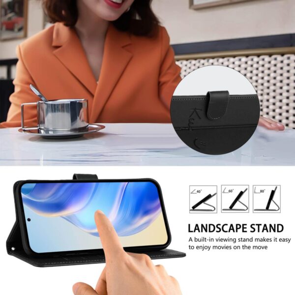 Xiaomi Redmi Note 15 4G / 5G Smile Embossing RFID Leather Black-Θήκη Βιβλίο