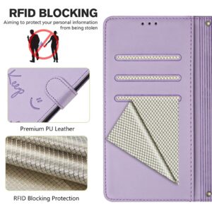 Xiaomi Redmi Note 15 Pro+ 5G Smile Embossing RFID Leather Light Purple-Θήκη Βιβλίο