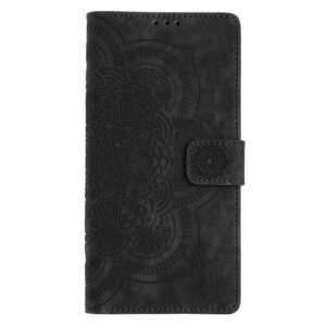 Xiaomi Redmi Note 15 Pro+ 5G Mandala Embossed Retro Frosted Leather Black-Θήκη Βιβλίο