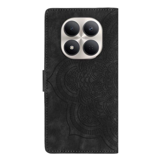 Xiaomi Redmi Note 15 Pro+ 5G Mandala Embossed Retro Frosted Leather Black-Θήκη Βιβλίο
