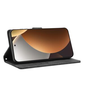 Xiaomi Redmi Note 15 Pro+ 5G Mandala Embossed Retro Frosted Leather Black-Θήκη Βιβλίο