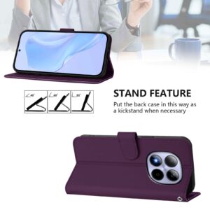 Xiaomi Redmi Note 15 Pro 5G Skin Feel Solid Color Leather with Lanyard Violet-Θήκη Βιβλίο