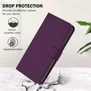 Xiaomi Redmi Note 15 Pro 5G Skin Feel Solid Color Leather with Lanyard Violet-Θήκη Βιβλίο