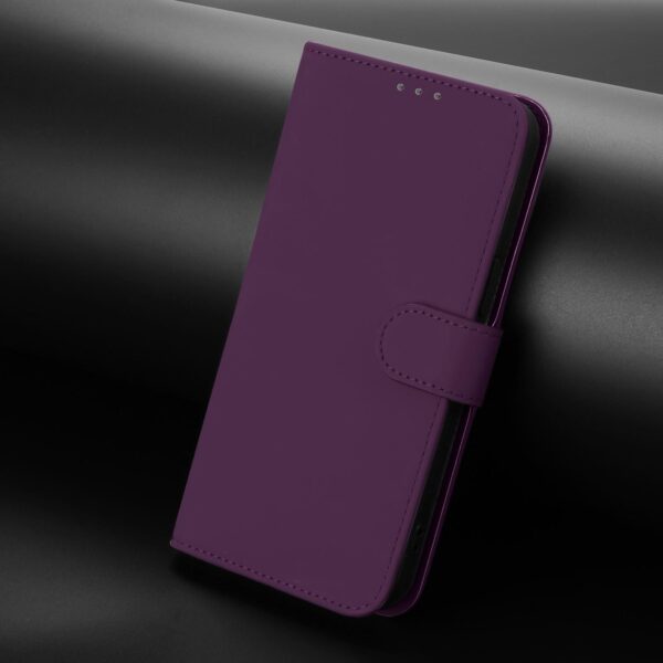Xiaomi Redmi Note 15 Pro 5G Skin Feel Solid Color Leather with Lanyard Violet-Θήκη Βιβλίο