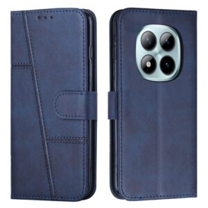Xiaomi Redmi Note 15 Pro 5G Stitching Calf Texture Buckle Leather Blue-Θήκη Βιβλίο