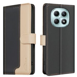 Binfen Xiaomi Redmi Note 15 Pro 4G Color Matching RFID Anti-theft Leather Black