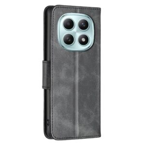 Binfen Xiaomi Redmi Note 15 Pro 4G Lambskin Texture Pure Color Flip Leather Black-Θήκη Βιβλίο