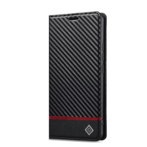 Lc. Imeeke Xiaomi Redmi Note 15 Pro+ 5G Carbon Fiber Leather Horizontal Black-Θήκη Βιβλίο