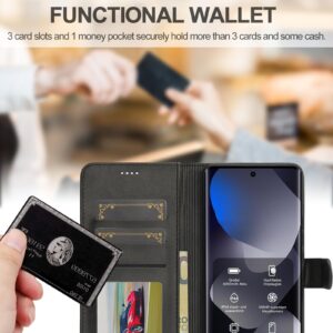 Lc. Imeeke Xiaomi Redmi Note 15 Pro+ 5G Calf Texture Leather Black-Θήκη Βιβλίο