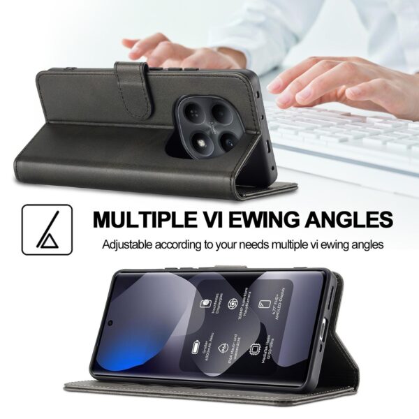 Lc. Imeeke Xiaomi Redmi Note 15 Pro 4G Calf Texture Leather Black-Θήκη Βιβλίο