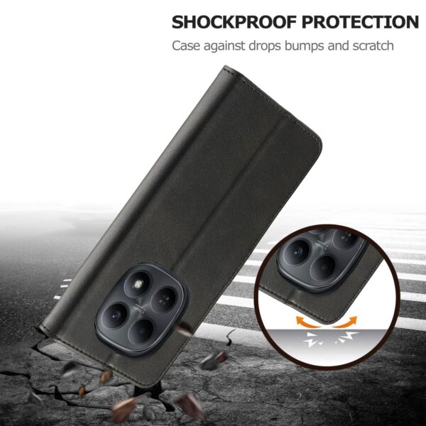 Lc. Imeeke Xiaomi Redmi Note 15 Pro 4G Calf Texture Leather Black-Θήκη Βιβλίο