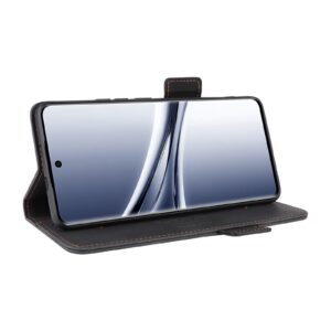 Lc.Imeeke Xiaomi Redmi Note 15 5G / 4G/ Poco M8 5G Magnetic Clasp Leather Black-Θήκη Βιβλίο